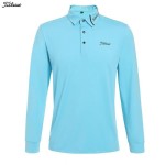 titleist 타이틀리스트 7종 남성 골프 긴팔 카라티셔츠